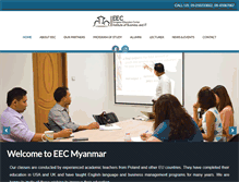 Tablet Screenshot of eecmyanmar.com